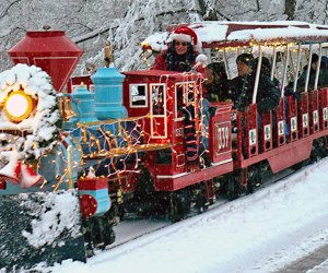 All aboard! Take a magical ride on the Blackberry Farm Holiday Express train. You’ll see Lake Gregory and Blackberry Farm in all its holiday glory. Photo courtesy of the farm