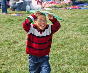 Best Things To Do in DC in March with Kids: Cherry Blossoms, St Patrick's Day, Salamanders Watch your creation take flight at the Blossom Kite Festival. Photo courtesy of Greater Washington National Parks