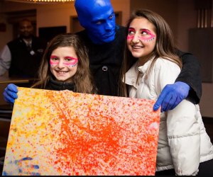 Get out and paint the town this Presidents Day weekend! Winter Vacation Matinee photo courtesy of the Blue Man Group 