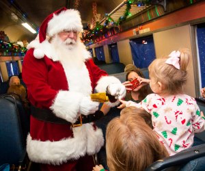 Kick off the holiday season with a ride on the Polar Express at the B&O Railroad Museum. Photo courtesy of the B&O Railroad