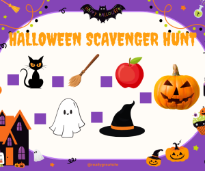 Halloween Scavenger Hunt for Toddlers