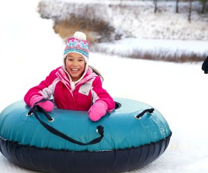 Find the best snow tubing in Boston and around the region, like Bousquet Mountain Tubing in Pittsfield. Photo by Ogden Gigli for the Massachusetts Office of Travel & Tourism
