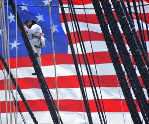 We'll be saluting those who served all around Boston this Veterans Day Weekend! Photo courtesy of the USS Constitution Museum