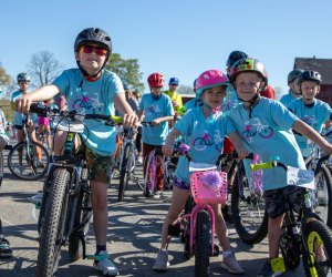 From festival fun to riding for a cause, spring activities are rolling into Boston this weekend. 2025 PMC Kids Rides in Natick. Photo courtesy of the event.