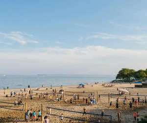 Enjoy lakeside swimming, sports, and more at Bradford Beach. Photo courtesy of Visit Milwaukee