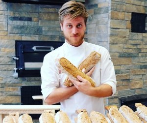 Bread baker Fulvio Marino displays his wares. Photo courtesy of Eataly
