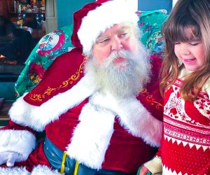 Find the best spots for breakfast with Santa and pictures with Santa Claus in Connecticut in 2022! Photo by Ally Noel