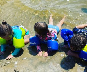 Photo of children with swim floats- Top Swimming Lakes near Boston