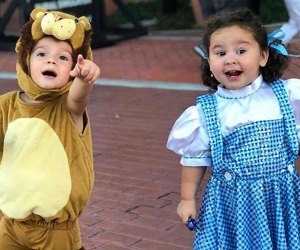 trick or treating at Old Town