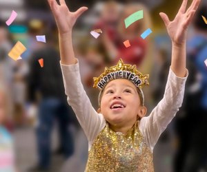 Celebrate New Year's Eve well before bedtime at Bubble Bash. Photo courtesy of the Dupage Children's Museum
