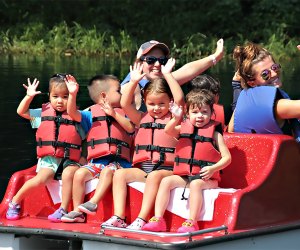 Buckley Day Camp offers door-to-door transportation to its Roslyn location from Nassau, Queens, and parts of Manhattan. Photo courtesy of the camp