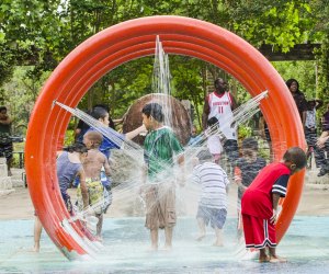 It's going to be a sweltering weekend! Buddy Carruth Playground, photo courtesy of Hermann Park