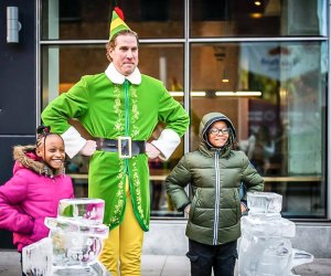 Buddy the Elf at Hyde Park Holly-Days, photo courtesy of 53rd St. Hyde Park , Facebook