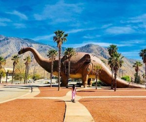 Visit the movie-famous Cabazon Dinosaurs. Photo courtesy of the venue