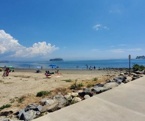 Calf Pasture Beach is located just north of Westchester