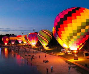 Enjoy Callaway Gardens' annual Hot Air Balloon Festival, including the Balloon Glow and nightly fireworks. Photo courtesy Callaway Gardens