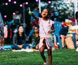 Kids will love frolicking outdoors at these free concerts. Cambridge Crossing photo by Flavio D Photography, courtesy of AE Events.
