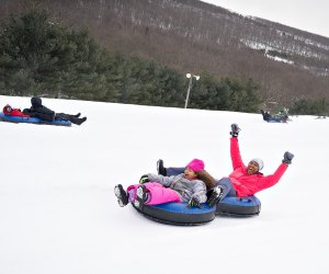 Delight in a day of snow tubing at Camelback Mountain Resort. Photo courtesy of the resort