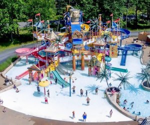 Camelbeach Mountain Waterpark is an expansive outdoor water park in the Poconos. Photo courtesy of the resort.