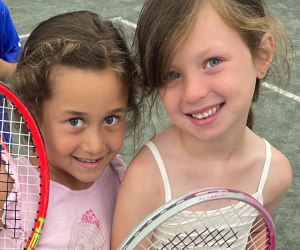 Tennis is just one thing kids love about Advantage Summer Day Camps. Photo courtesy of the camp