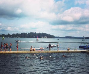 Enjoy water sports at Camp Awosting. Photo courtesy of the camp