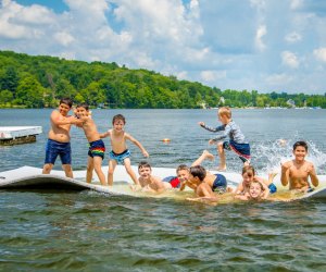 Waterfront activities are a favorite at Awosting. Photo courtesy of Camp Awosting