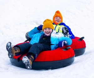 Snow tubing is a winter activity the whole family will love. Photo courtesy of Canaan Valley Resort