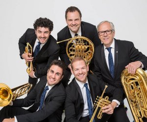 Canadian Brass plays holiday favorites at Purchase College on Sunday. Photo courtesy of the band