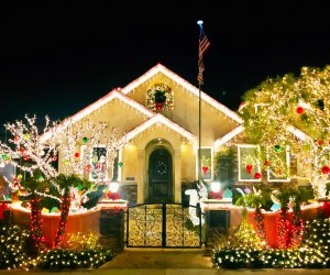 Best Neighborhood Holiday Lights and Christmas Lights in Los Angeles: Candy Cane Lane El Segundo