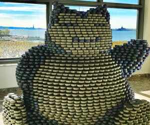 Come out to see Canstruction at Brookfield Place. Photo by Janet Bloom