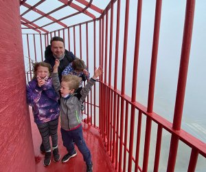 Family atop the Cape May Lighthouse