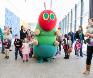 Celebrate St. Patty's, Easter, and the Very Hungry Caterpillar Day this March 2024! Photo courtesy of the Eric Carle Museum of Art