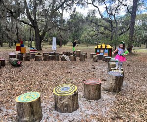 Enjoy the outdoor fun of FunHundred at Mead Botanical Gardens, running through the entire month of April. Photo by author 
