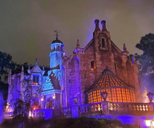 Mickey's Not-So-Scary Halloween Party ride through the Haunted Mansion