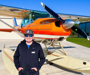 Kids can take to the skies with the free Young Eagles program! Photo by author Charlotte Blanton