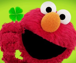 Celebrate St. Patrick's Day at Dine with Elmo & Friends at Sesame Place. Photo courtesy of Sesame Place