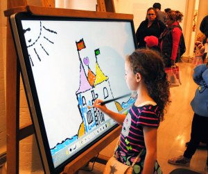 Free Things to Do With Kids in January on Long Island Celebrate creativity at the Heckscher Museum's Draw In! Winterfest. Photo courtesy of the Heckscher Museum of Art