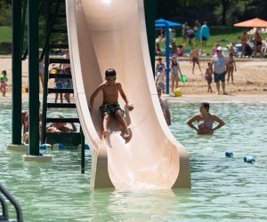 Enjoy Special Needs Night after regular operating hours at Centennial Beach. The shallow end and slide will be open. Photo courtesy of Centennial Beach