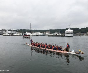 Cheer on the dragon boat racing teams in Port Jefferson. Photo courtesy of Port Jefferson village