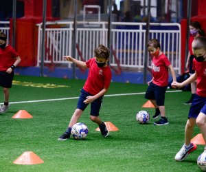 Chelsea Piers Sports Camps include gymnastics and soccer. Photo courtesy of Chelsea Piers