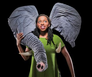 Aanika's Elephants photo by Zach Hyman, courtesy of the Chicago International Puppet Theater.