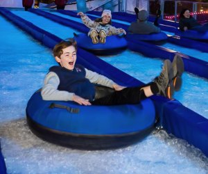 The Ice Slide at Light Up the Lake. Photo courtesy of the event.