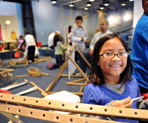 When Kids Get in Free at Chicago Museums, Zoos, and Parks Build and design your own structure using real tools in the Chicago Children's Museum's Skyline exhibit. Photo courtesy of Chicago Children’s Museum
