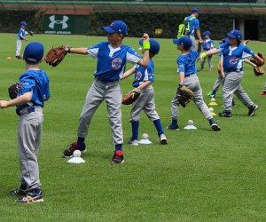 Baseball summer camp. Photo courtesy of Chicago Cubs Baseball Summer Camps, Twitter