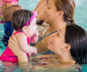 Mommy & Me Swim Class. Photo by Fat Camera courtesy of Canva