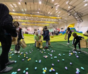 Indoor Easter egg hunt. Photo courtesy of the Chicago Ridge Park District