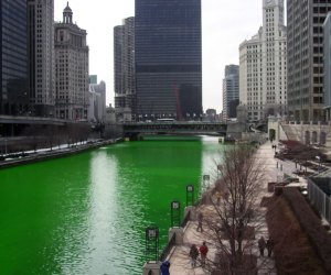 Don't miss the dyeing of the Chicago River in March. Photo courtesy of Reddit