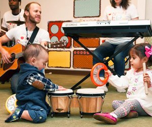 Mandarin Munchkins learn Chinese through music and play with their grown-ups at China Institute.