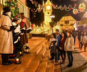 Christmas Towns and Santa's Villages: Busch Gardens, Williamsburg, VA