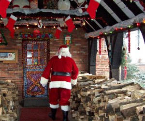 Catch a glimpse of Santa at Christmas Village. Photo courtesy of The City of Torrington